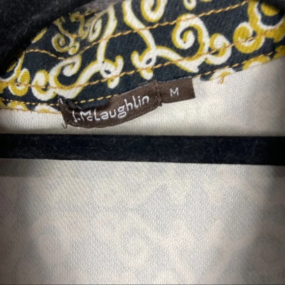 J. McLaughlin Pattered Dress Size Med  - Like New! - Picture 4 of 5